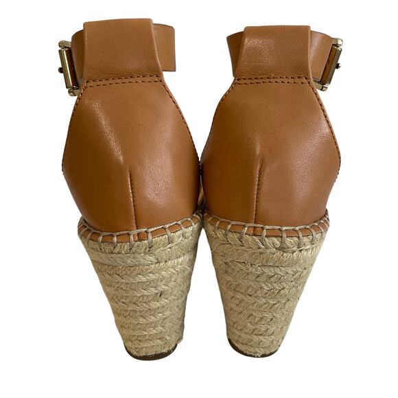 Vince Camuto Women's Leera Espadrilles Wedges Ankle Strap Sandals size 7.5 Tan - Picture 4 of 15